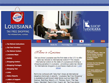 Tablet Screenshot of louisianataxfree.com
